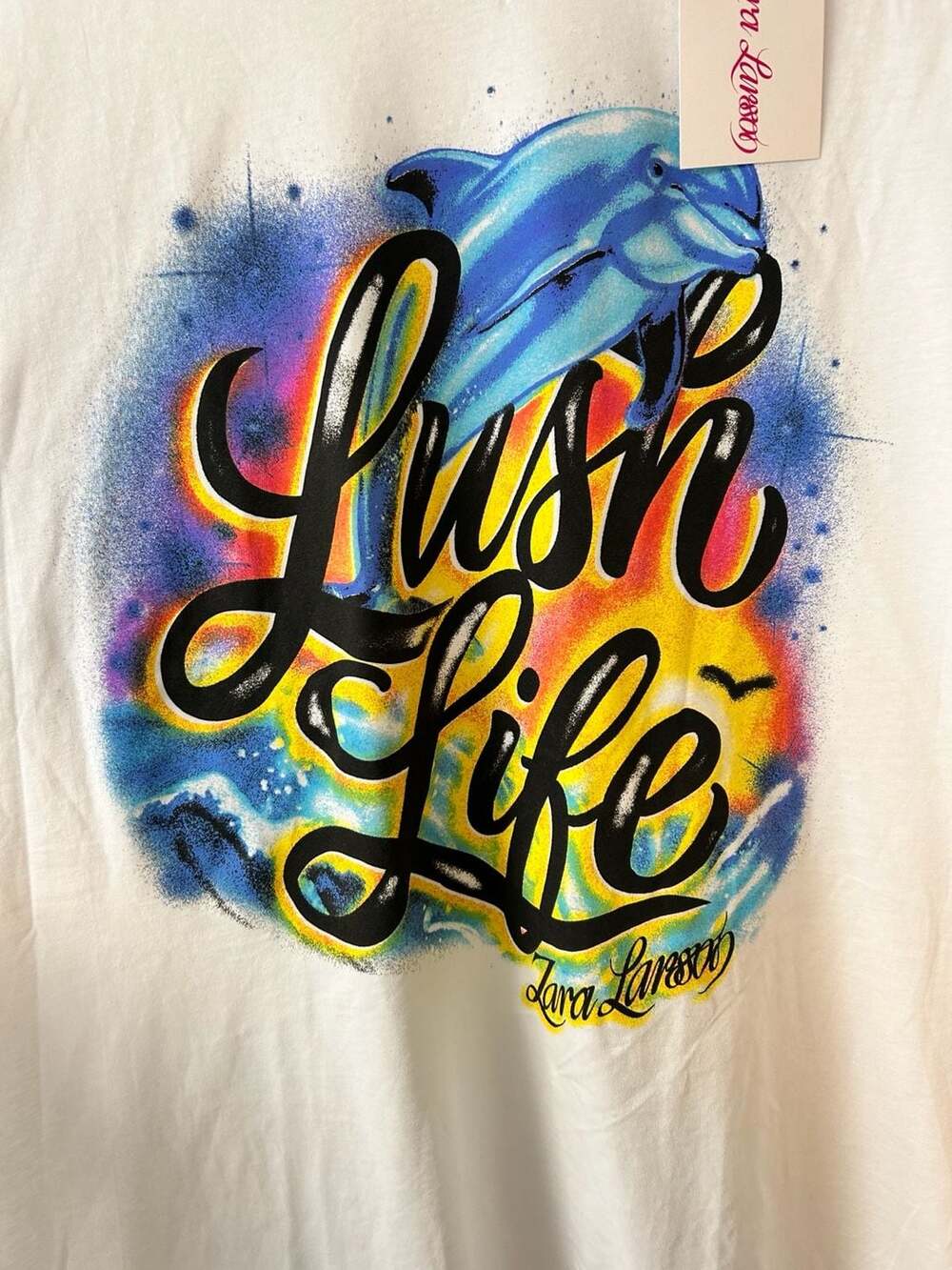 Custom Airbrushed 'Lush Life' Dolphin T-Shirt